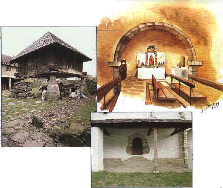 H�rreo, capilla lateral de Sta. Mar�a de Cerredo y lateral de la iglesia