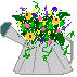 Watering can flowers