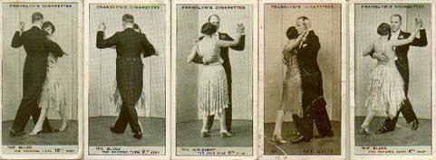 vintage tobacco card dancers