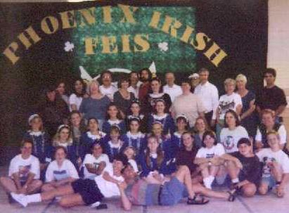 This Photo shows the transition from Maoileidigh to Bracken schools. In the center bottom section are Doireann and Tom.