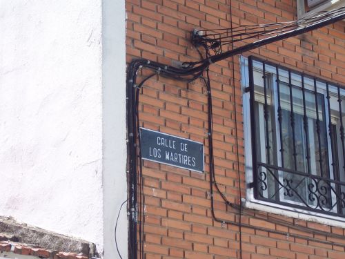 Calle Martires, en pleno casco antiguo de Fuenlabrada