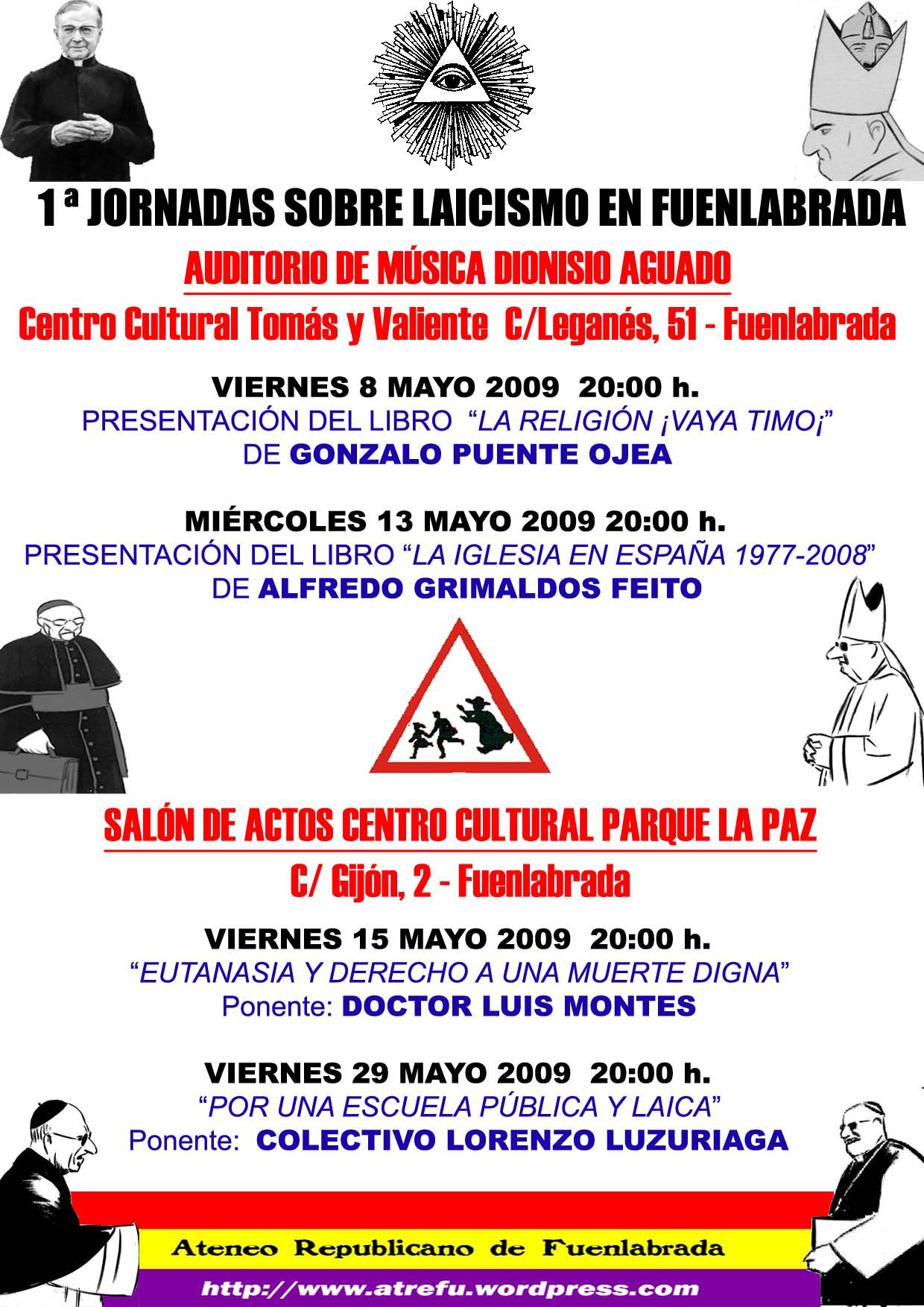 Primeras jornadas sobre laicismo en Fuenlabrada - Mayo 2009