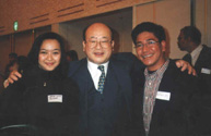 Seb_Angara with Hiroshima Univ Pres.JPG (46570 bytes)