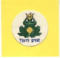 Frog card - small version