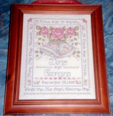 Gina's Wedding Sampler - small version