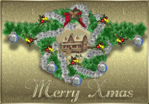 Xmas card from Di