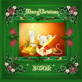 Xmas card from Wendy