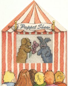 Puppet show card - small version