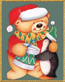 Xmas teddy from Barbara