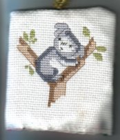 Xstitchswappers ornament from Jenny - small version