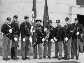 Camp 7 members at Lincoln's Tomb