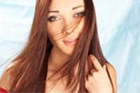 Restauração do cabelo como a solução dos los do cabelo. Hair care.