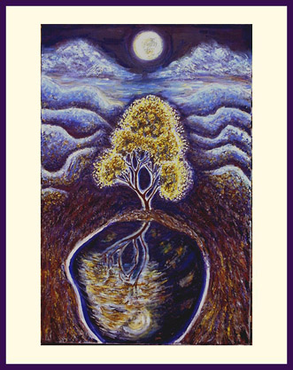 The wattle tree and the moon 1