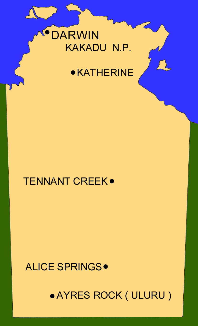 Northern Territory Map