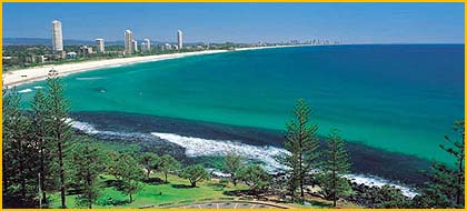 Gold Coast viewed from Burleigh Heads