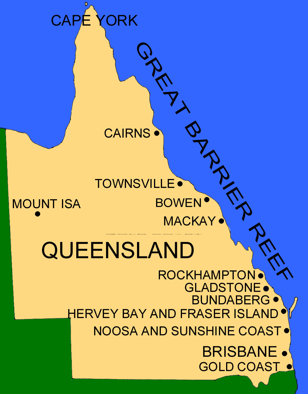 Queensland Map