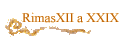RimasXII a XXIX