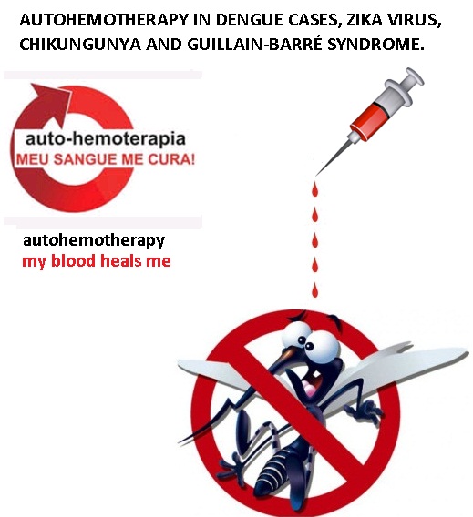 AUTOHEMOTHERAPY IN DENGUE CASES, ZIKA VIRUS, CHIKUNGUNYA AND GUILLAIN-BARR� SYNDROME.