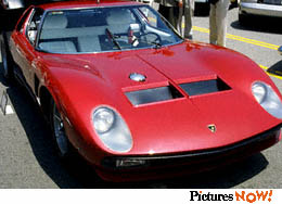 Click the 1966 Lamborghini Miura P400 to visit PicturesNow.com