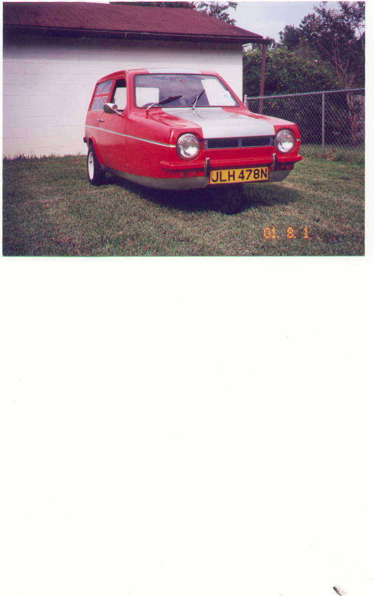 Click Craig Vigil's 1975 Reliant Robin to visit 3wheelers.com
