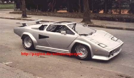 La l&iacute;nea recuerda la del Countach pero es m&aacute;s alta.