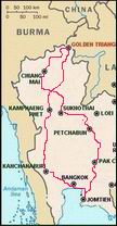 1-Grand Tour, 2-Mekong Tour, 3-The South, 4-Cambodia