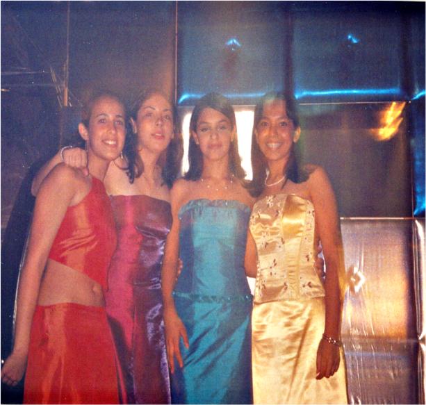 Eva, Aileen, Melissa y Yo