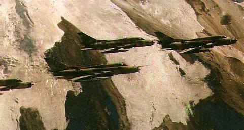 Sukhoi Su-22M Fitter J peruanos. Fuerza A�rea del Per�.