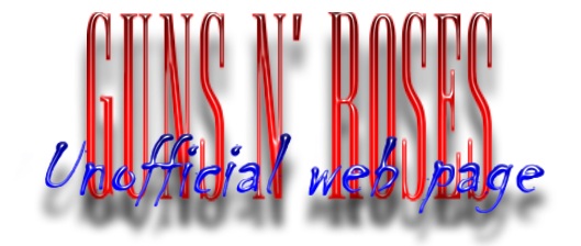 Guns N' Roses Unofficial web page