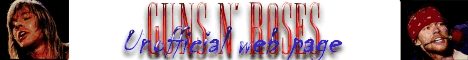 Guns N' Roses Unofficial web page