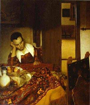 Vermeers A Girl Asleep