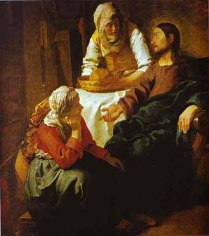 Vermeers Christ In The House Of Mary And Martha