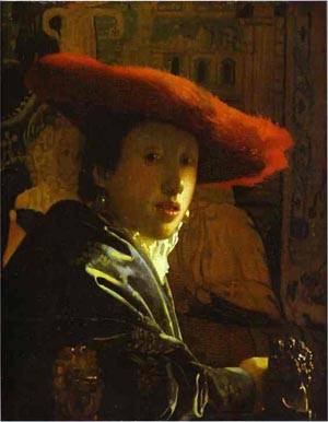 Vermeers Girl With A Red Hat