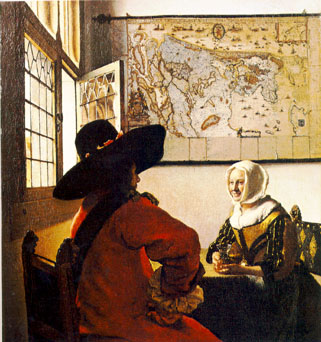 Vermeers Officer And Laughing Girl
