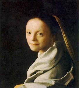 Vermeers Portrait Of A Young Woman