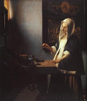 Vermeers Woman Holding A Balance