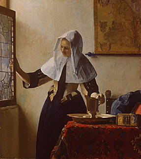 Vermeers Young Woman With A Water Jug