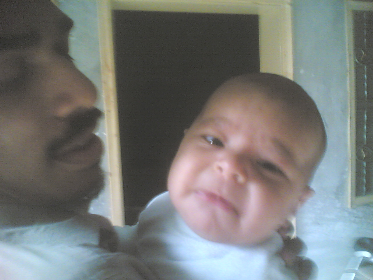 Azaan with his uncle...