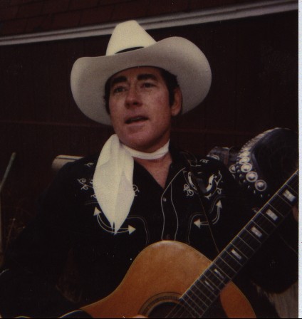 Tex in his Texas Barn Dance TV show