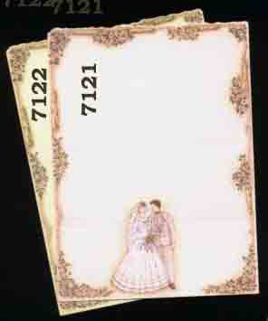 wedding invitation cards.