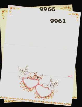 wedding invitation cards.