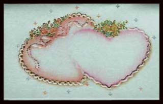 light blue chicky card