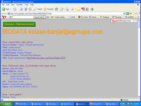 BIODATA KULAAN BANJAR
