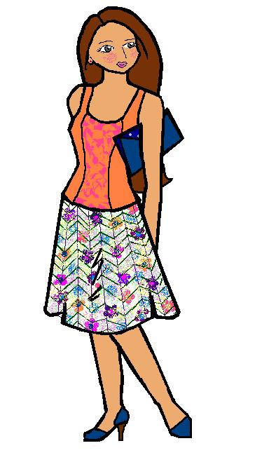 wooo! look at that crazy skirt! 