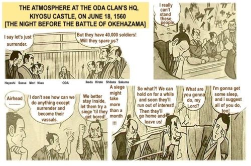 The night before Okehazama battle