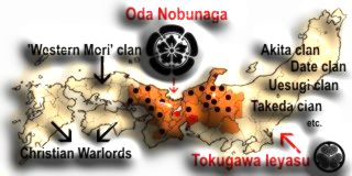 Oda Nobunaga's territory