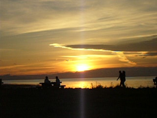 sunset in Vancouver