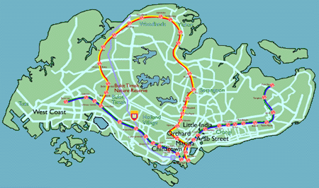 MRT map