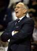 ... but the Pistons dominated so much that Larry Brown can afford to laugh off a foul call in the fourth quarter ...
