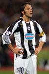 Juventus captain Alessandro Del Piero